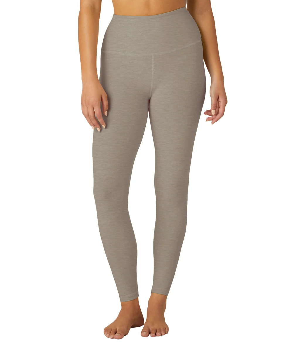 Beyond Yoga Spacedye High Waisted Caught In The Midi 7/8 Yoga Leggings Birch Heather