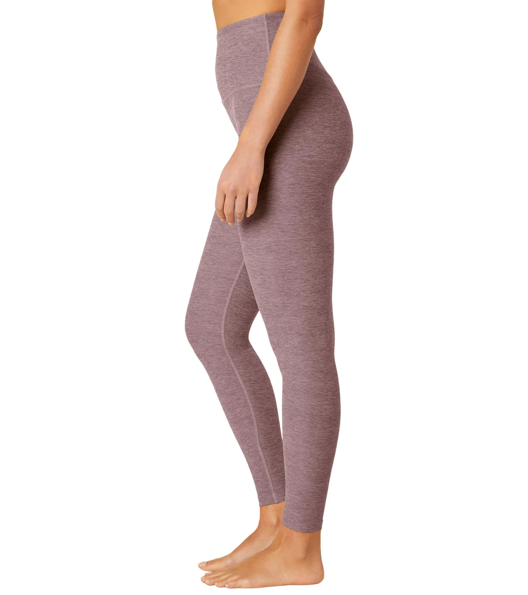 Beyond Yoga Spacedye High Waisted Caught In The Midi 7/8 Yoga Leggings Silverberry Heather