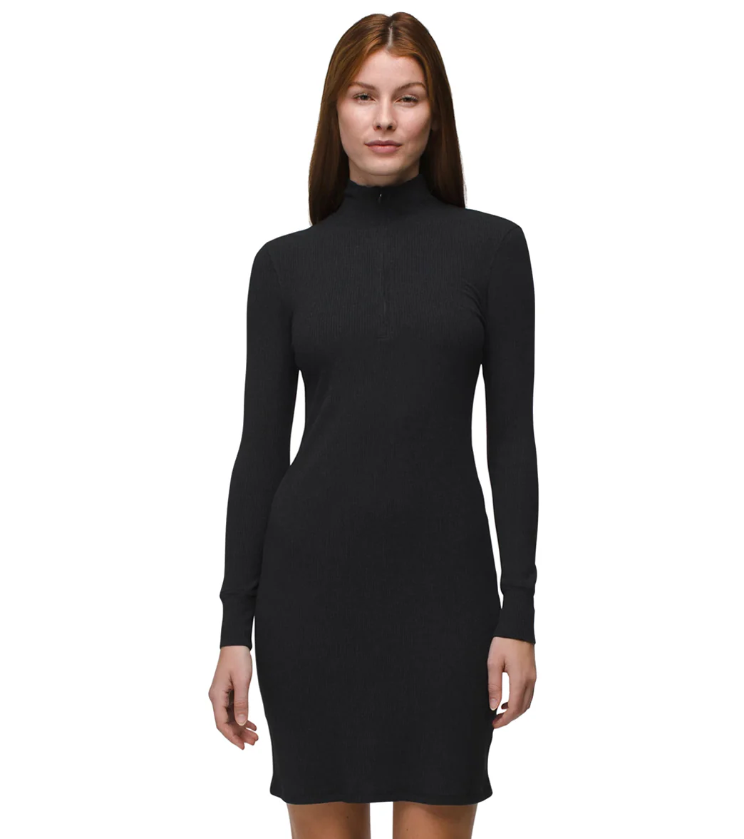 prAna Foundation Rib Long Sleeve Dress