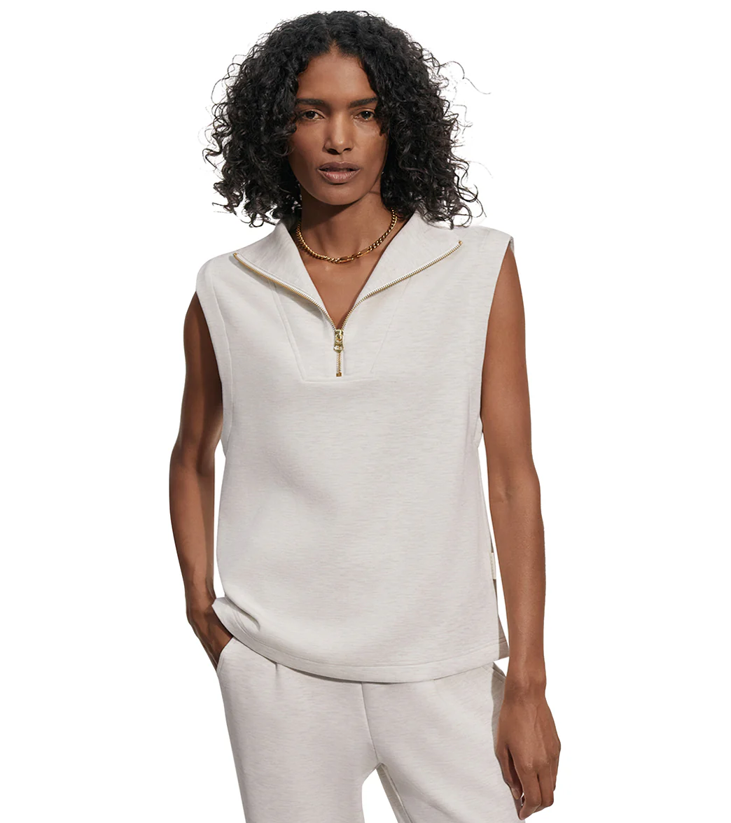 Varley Magnolia Half Zip Tank