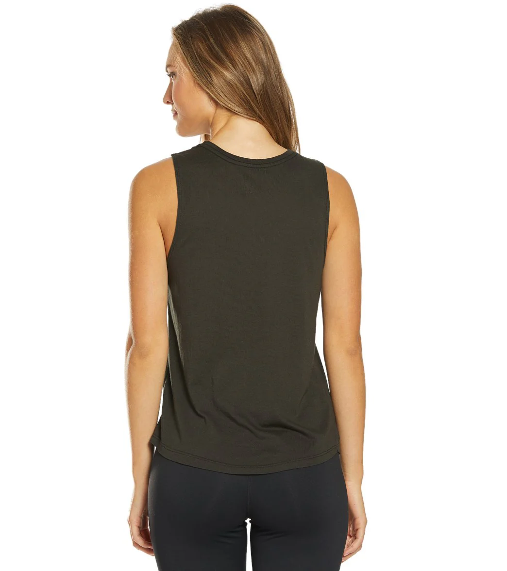 Spiritual Gangster Om Muscle Yoga Tank