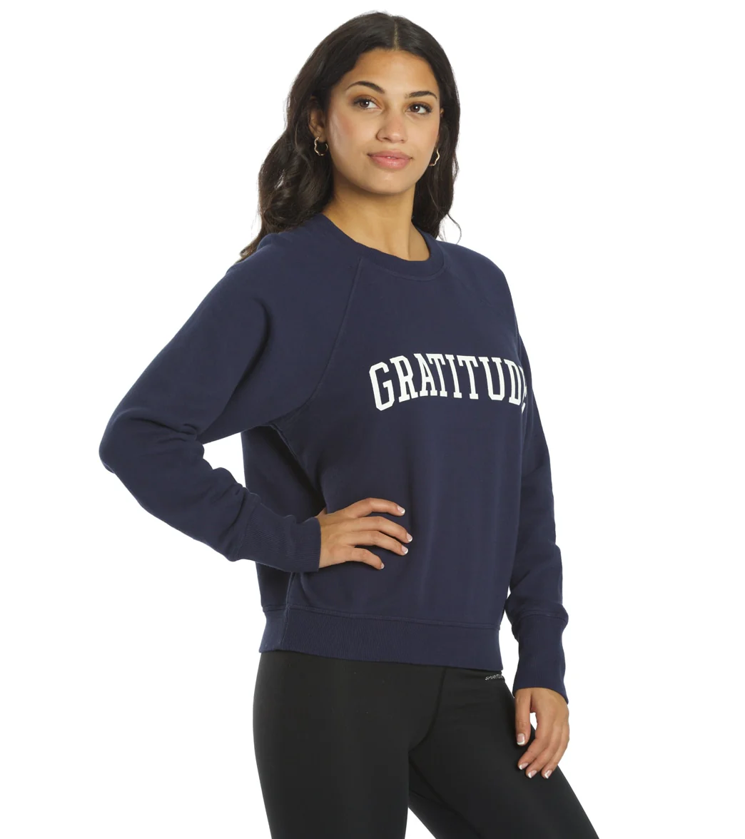 Spiritual Gangster Gratitude Bridget Raglan Pullover