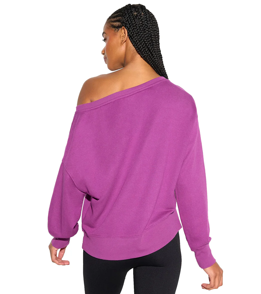 Spiritual Gangster La Vida Off Shoulder Long Sleeve