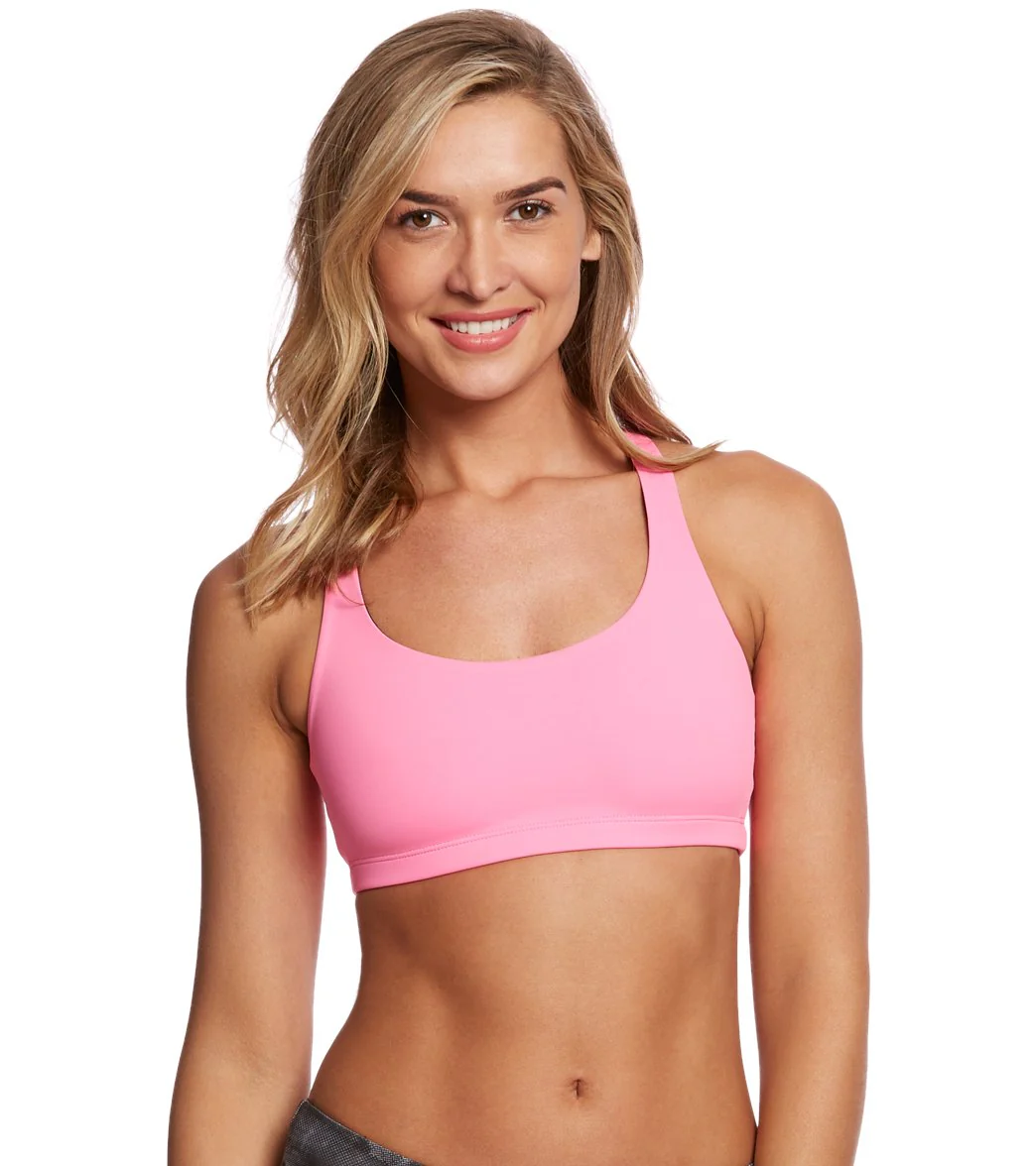 Onzie Chic Yoga Sports Bra Tropic Pink