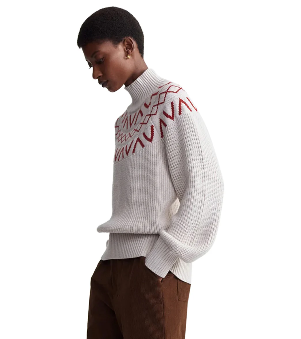 Varley Marcie Fairisle Yoke Knit