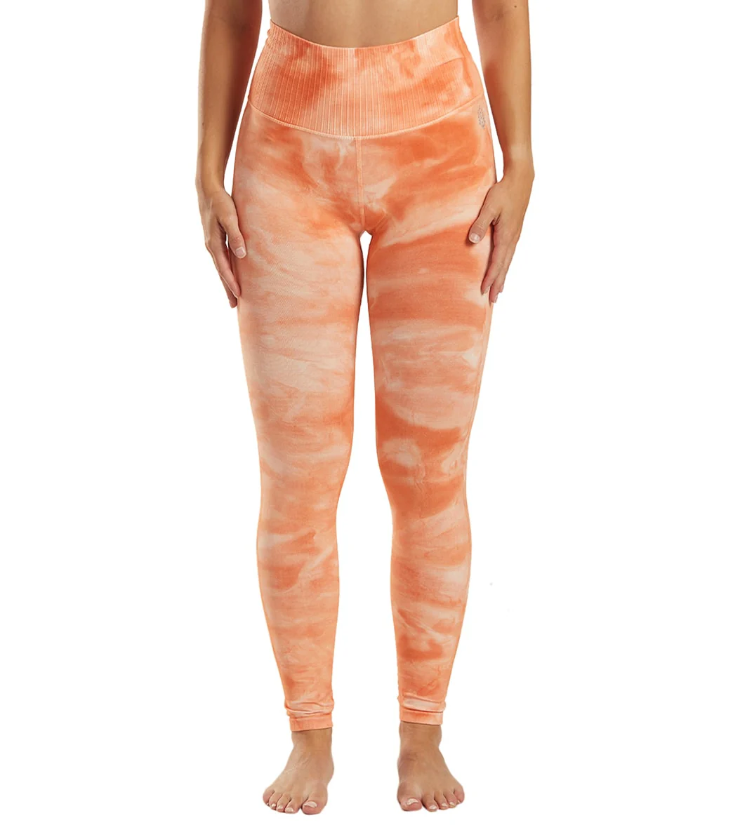 Free People Good Karma Tie Dye Yoga Leggings