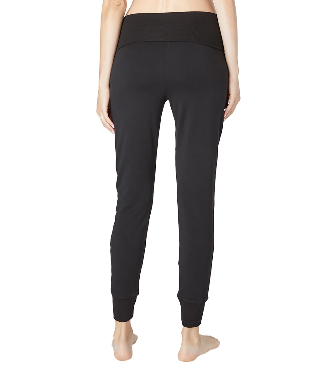 Beyond Yoga Beyond the Bump Cozy Fleece Maternity Foldover Joggers
