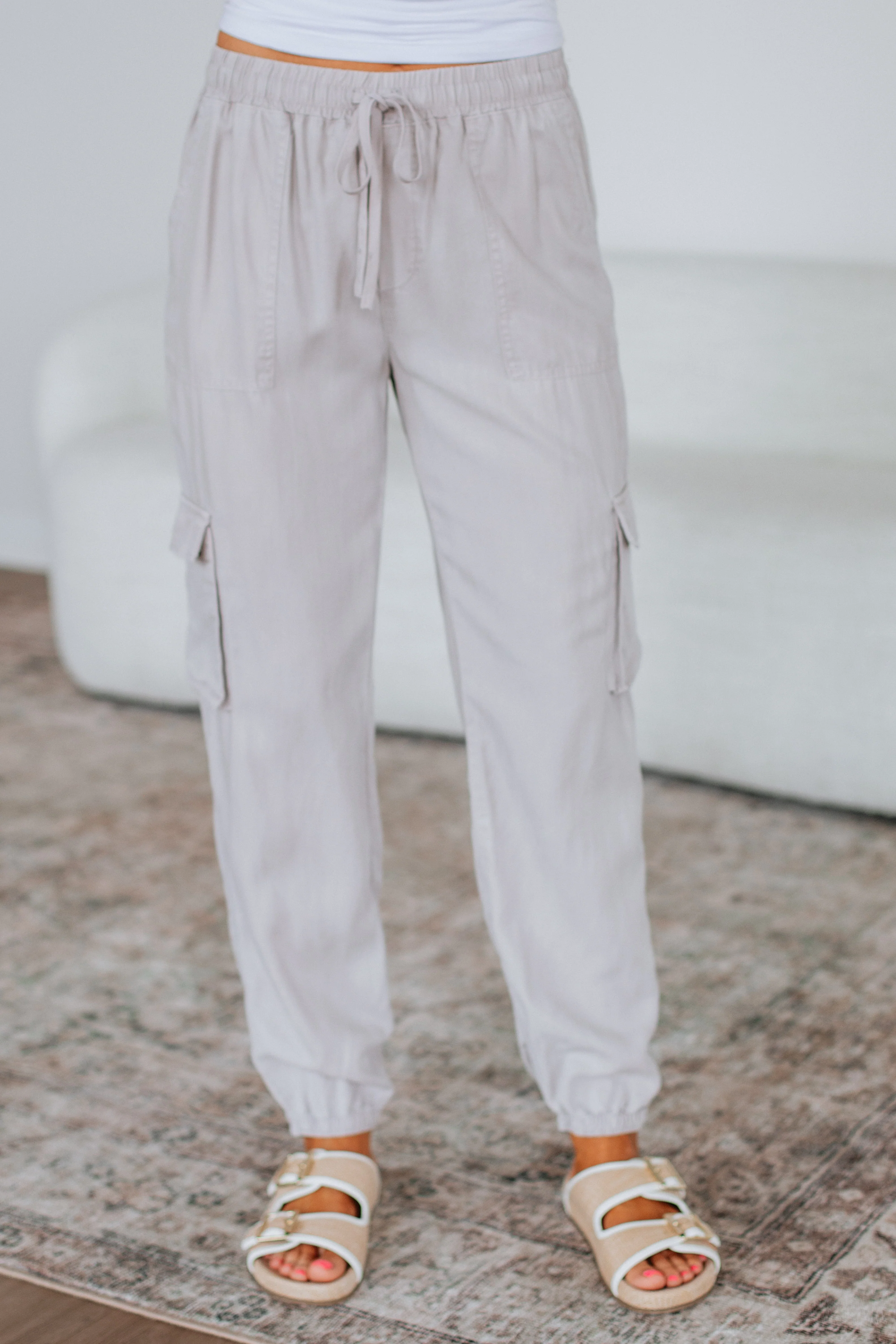 Bodie Cargo Joggers - Stone