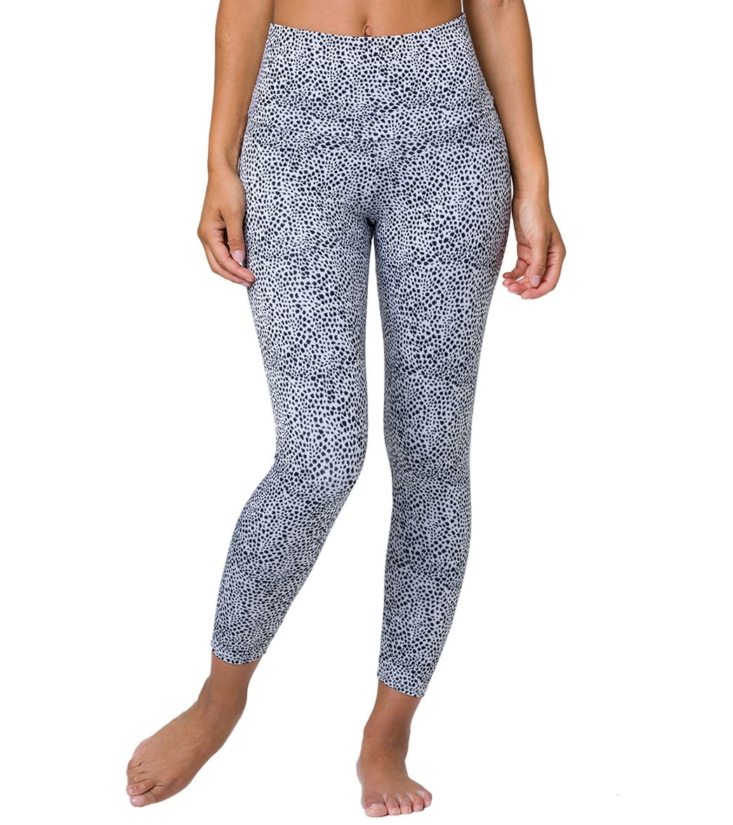 Onzie High Waisted Basic 7/8 Yoga Leggings Jet