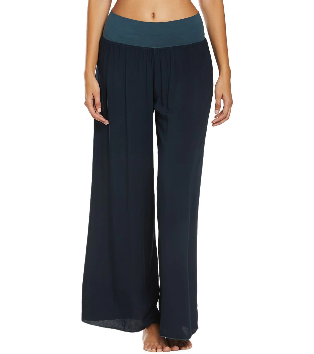 Hard Tail Flat Waist Wide Leg Yoga Pants
