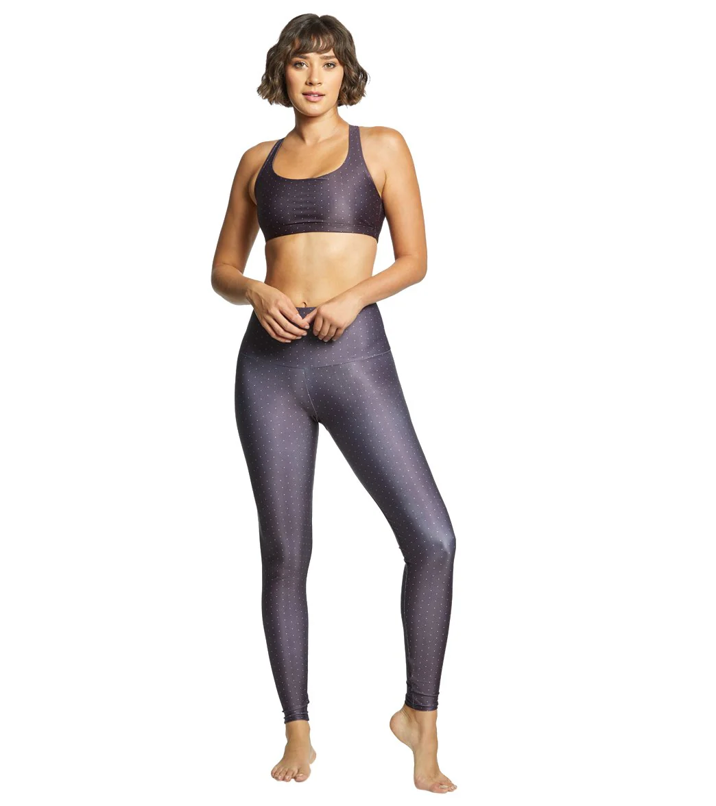 Onzie High Waisted Yoga Leggings Dots