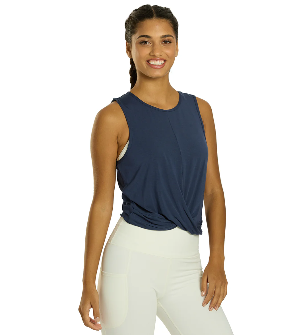 Everyday Yoga Twisted Layering Crop Tank