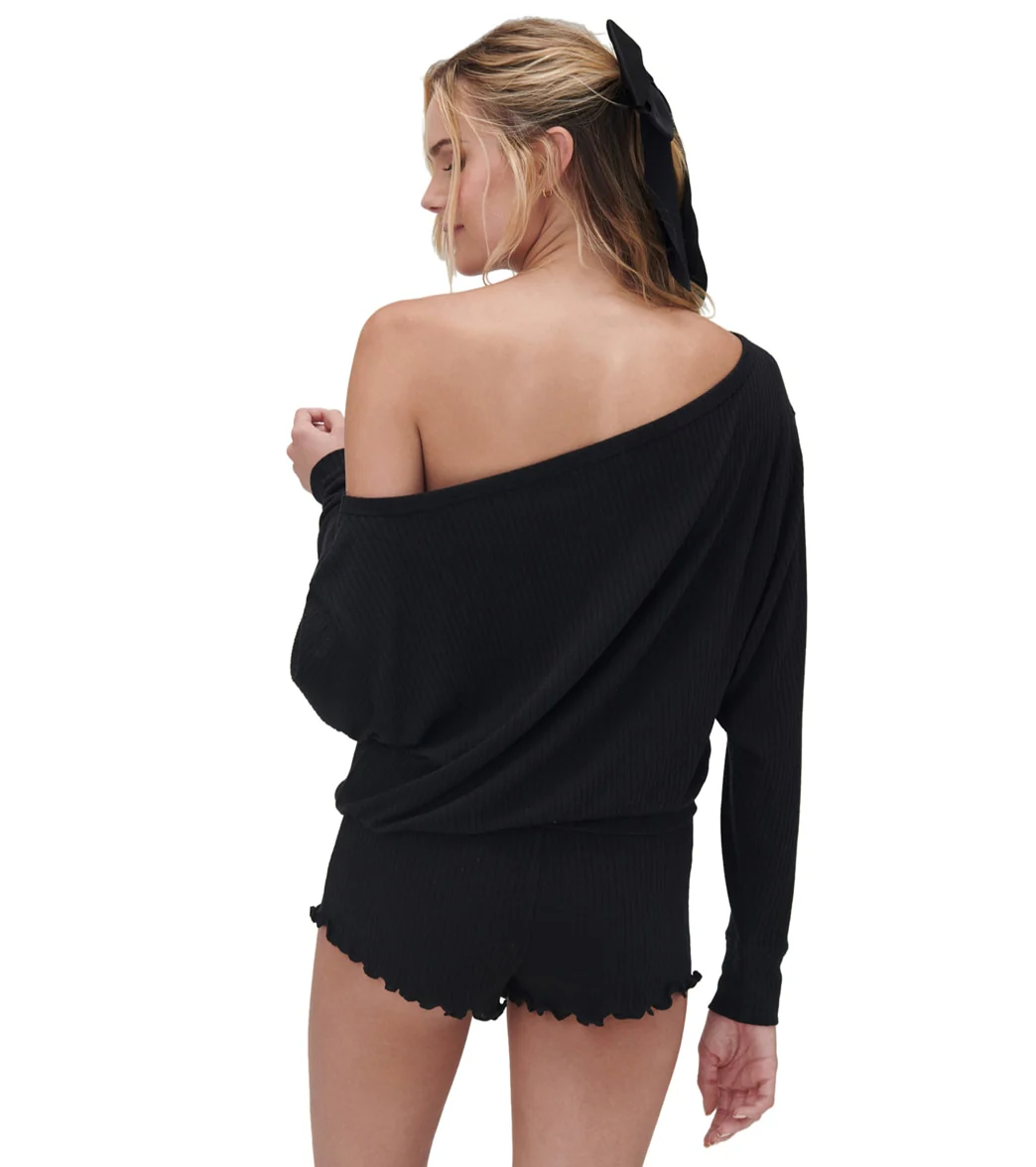 Spiritual Gangster Ballet Rib Banded Hem Vida