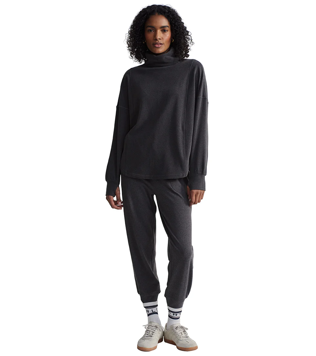 Varley Rainer Roll Neck Brushed Rib Jumper