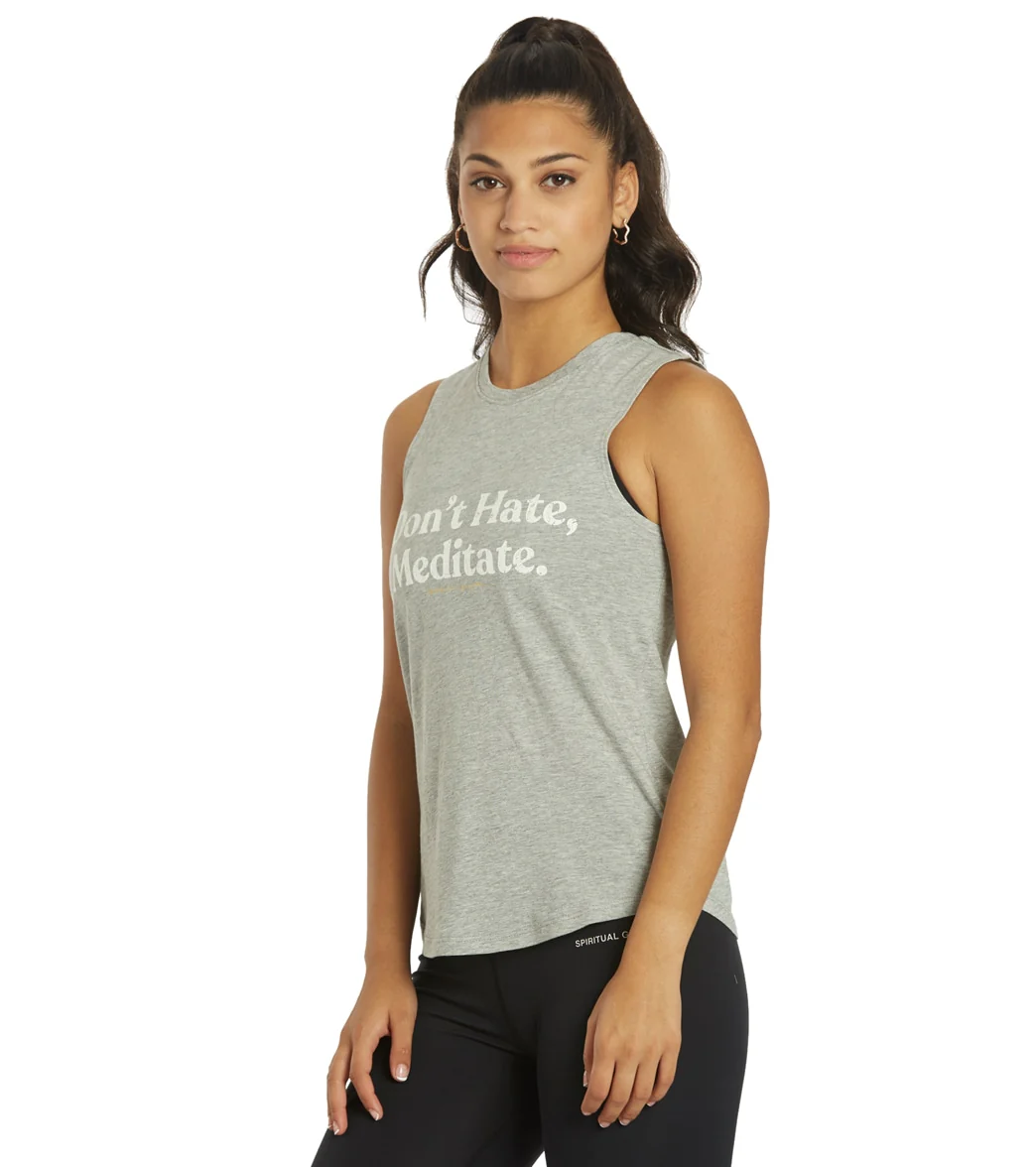 Spiritual Gangster Meditate Muscle Tank