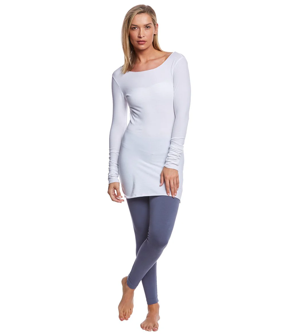 Hard Tail Long Sleeve Skinny Yoga Tee