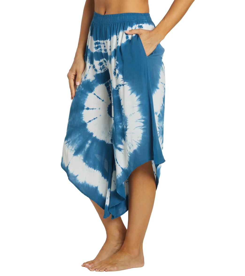 Yak & Yeti Tie Dye Cropped Bohemian Style Pants