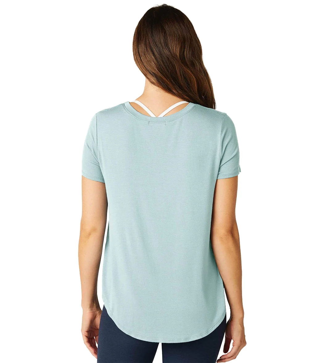 Beyond Yoga Featherweight Spacedye On the Down Low Yoga Tee