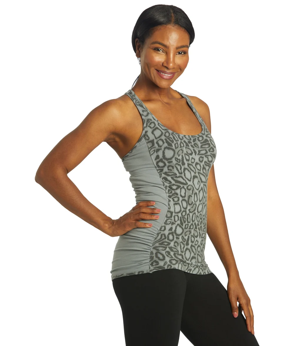 Hard Tail Hip Shirred Butterfly Tank