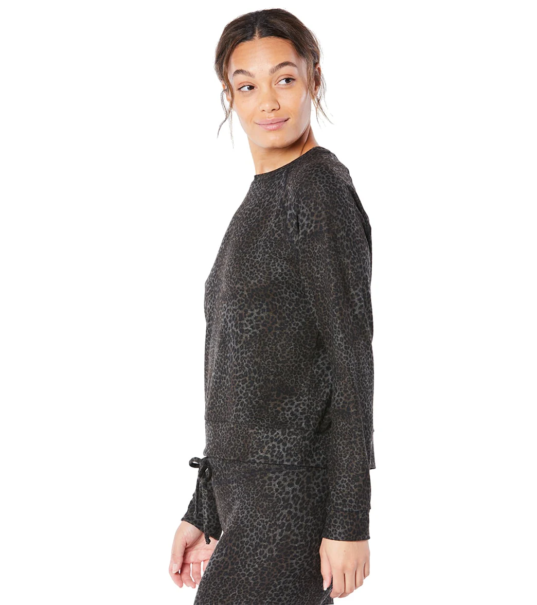 Beyond Yoga Hacci Favorite Raglan Crew Yoga Pullover