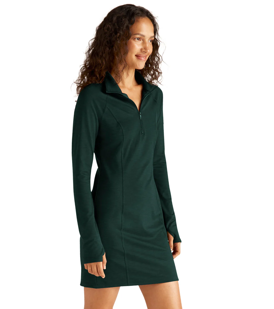 Beyond Yoga Heather Rib Westside Dress