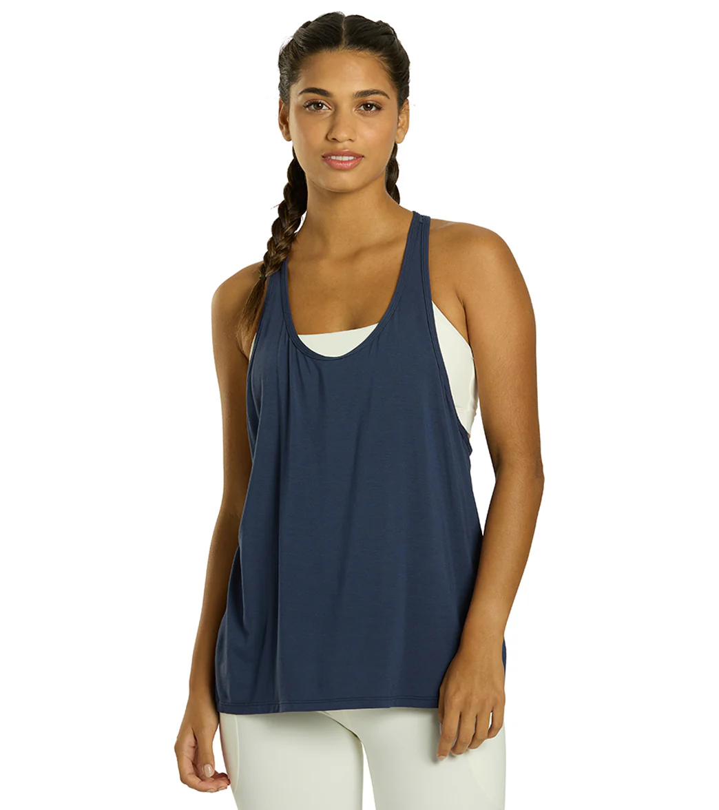 Everyday Yoga Motion Solid Racer Back Layering Tank