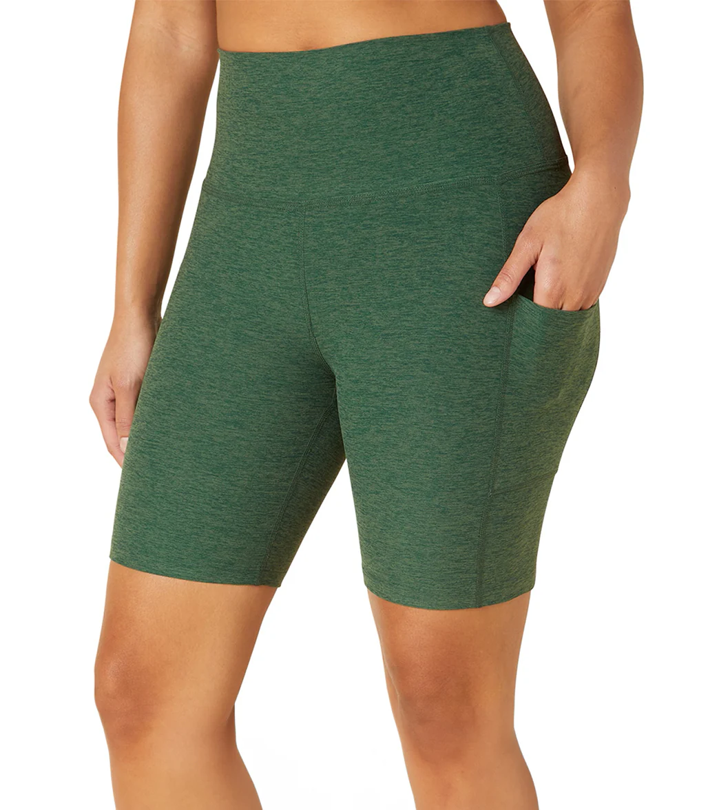 Beyond Yoga Spacedye Team Pockets High Waisted Biker Shorts