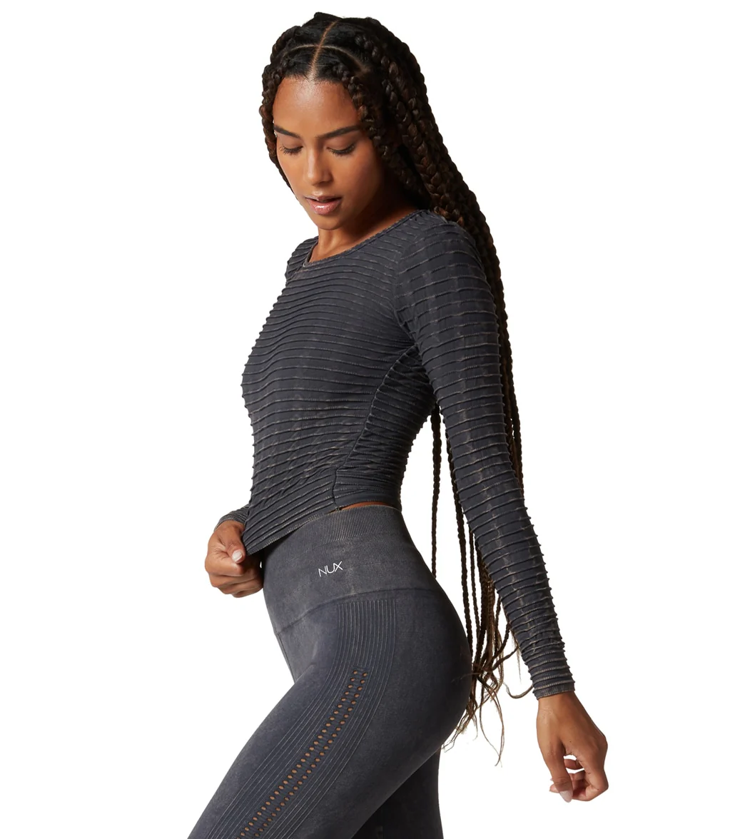 NUX Pucker Up Long Sleeve Mineral Wash