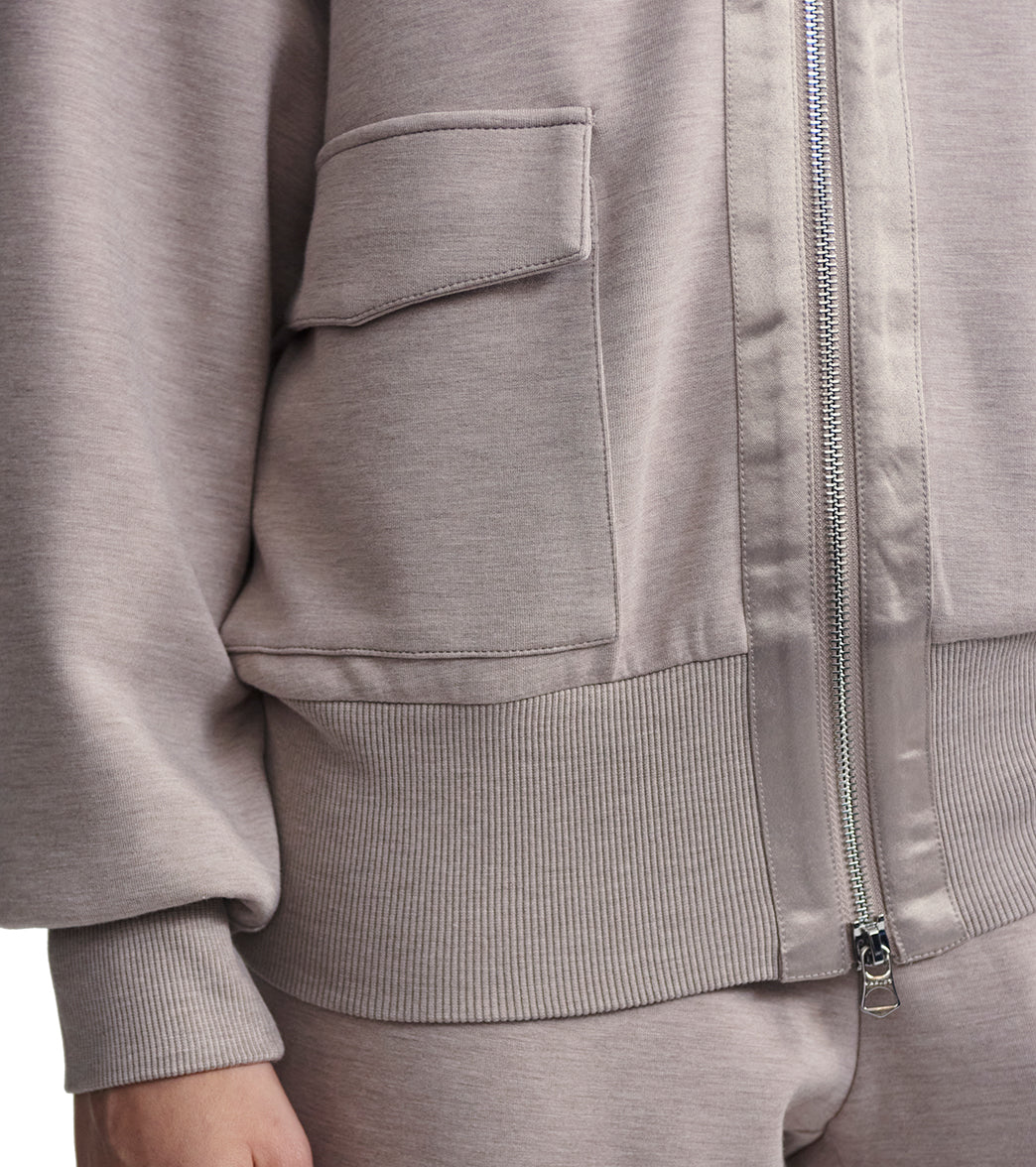 Varley Roxbury Zip Through Sweater