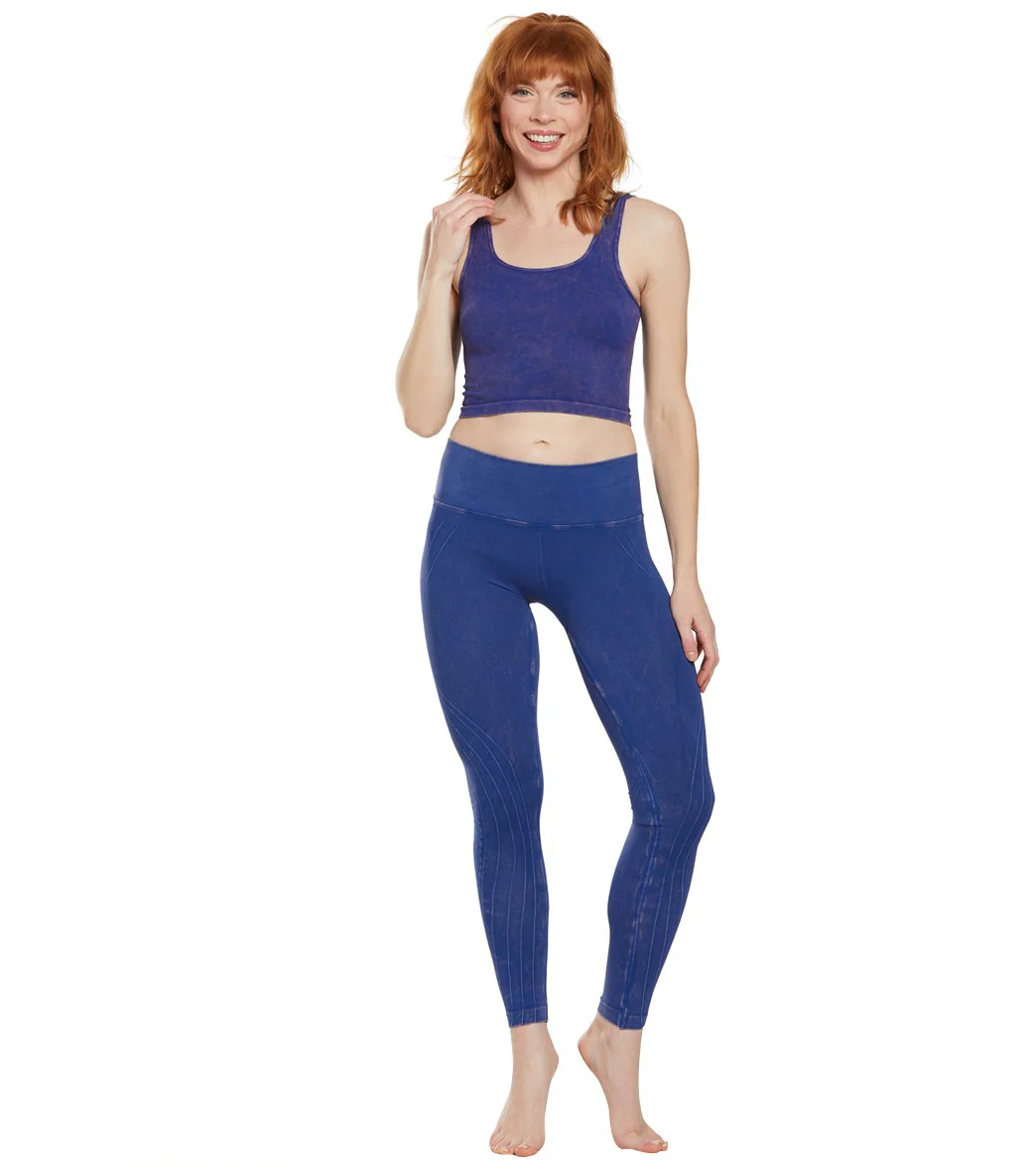 NUX Be Free Mineral Wash Seamless Yoga Crop Top