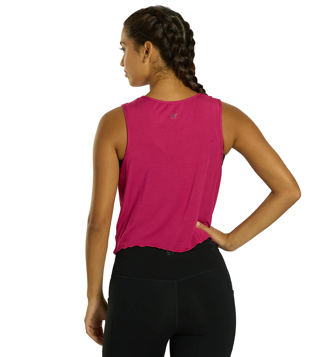 Everyday Yoga Twisted Layering Crop Tank