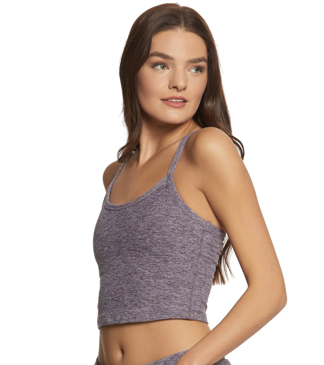 Beyond Yoga Spacedye Slim Racerback Cropped Tank Deep Amethyst/Wild Wisteria