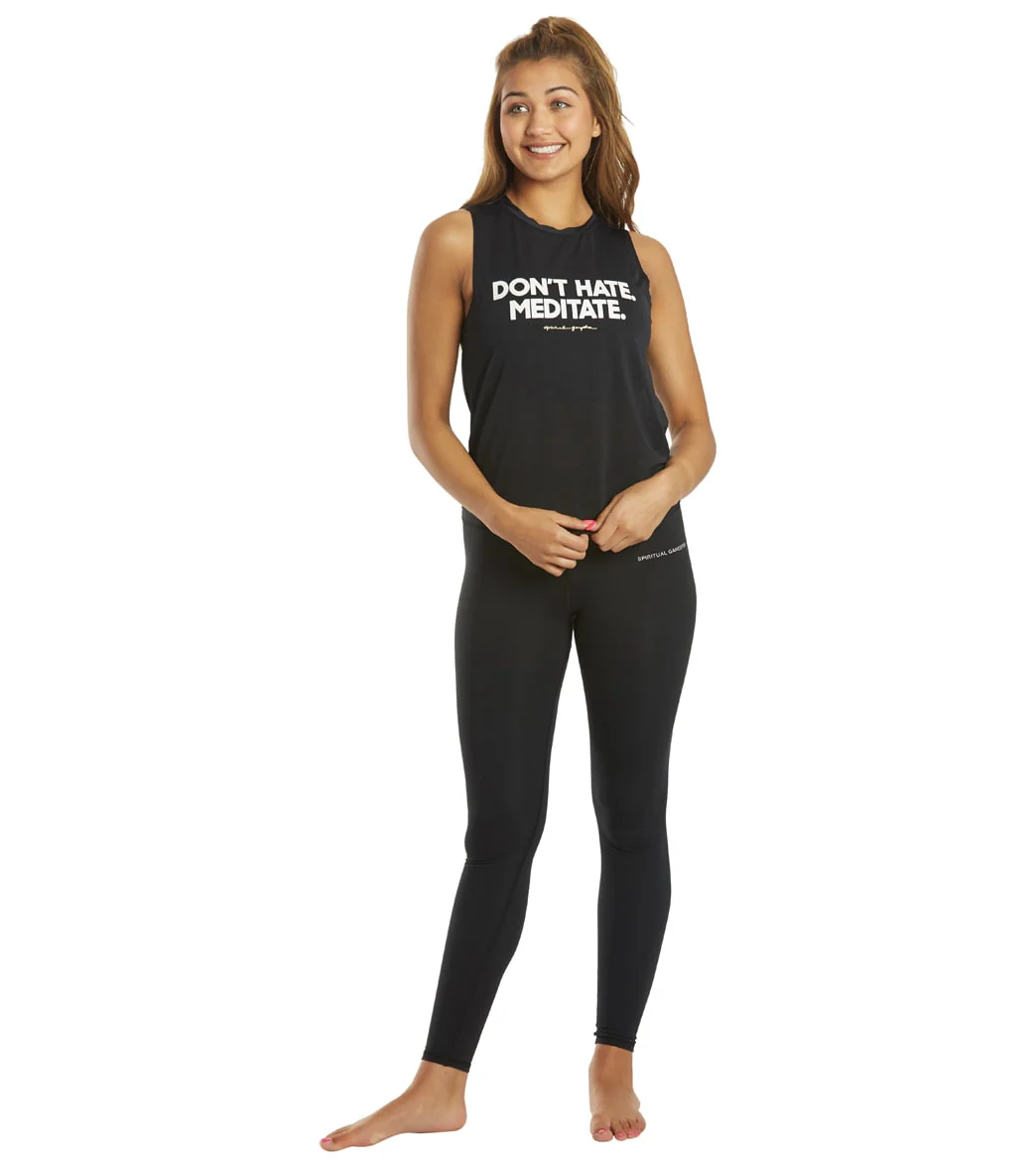 Spiritual Gangster Meditate Active Muscle Tank