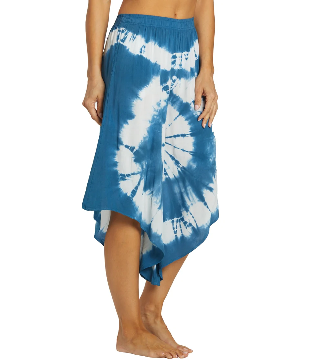 Yak & Yeti Tie Dye Cropped Bohemian Style Pants