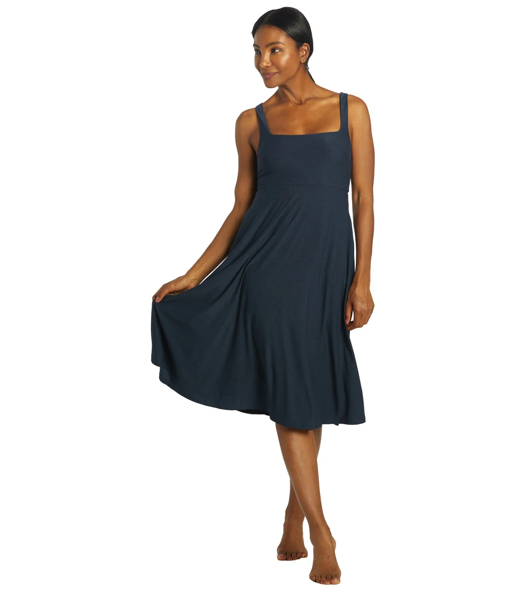 Beyond Yoga Featherweight At The Ready Square Neck Dress
