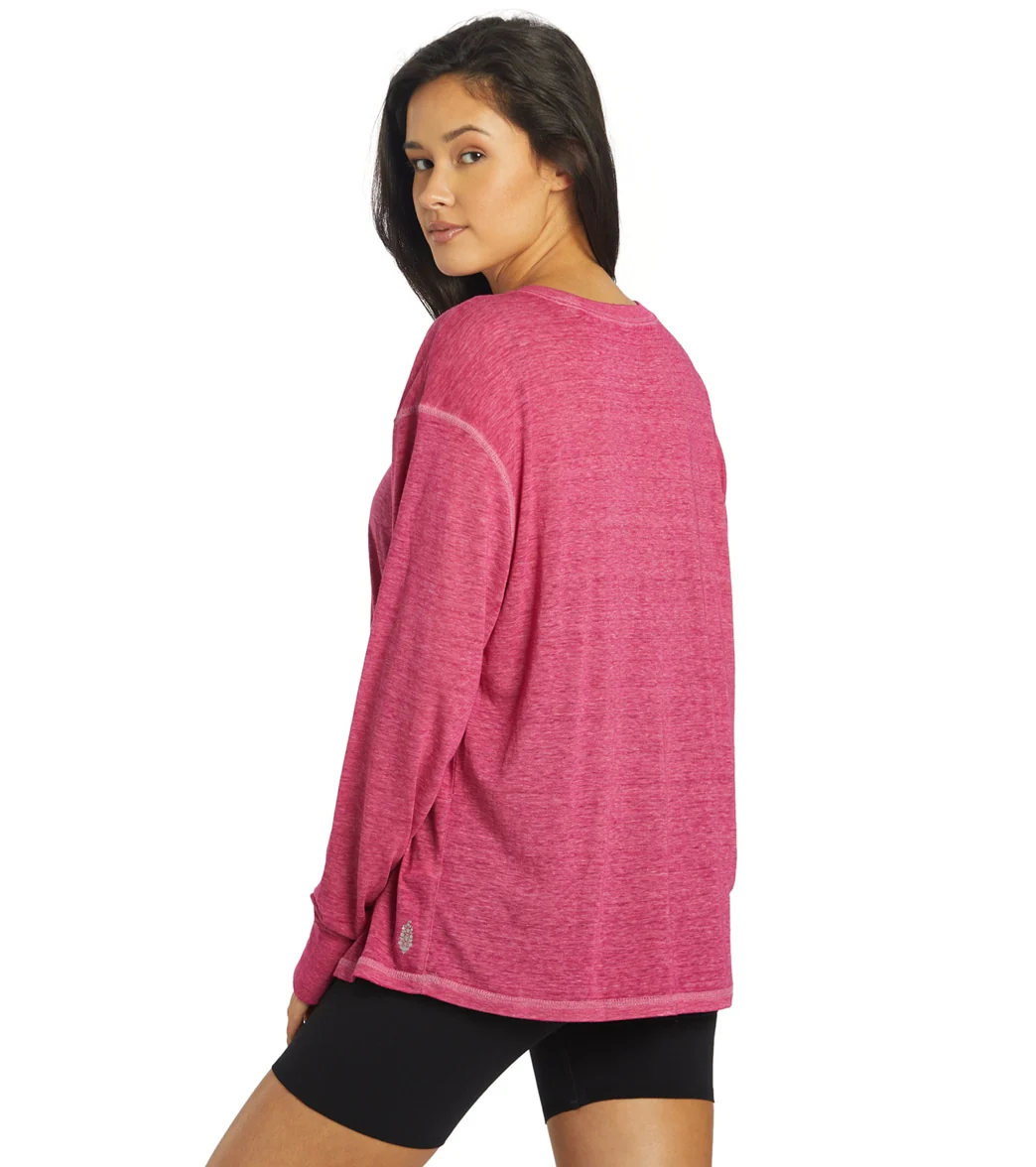 Free People Keep Rolling Long Sleeve Top