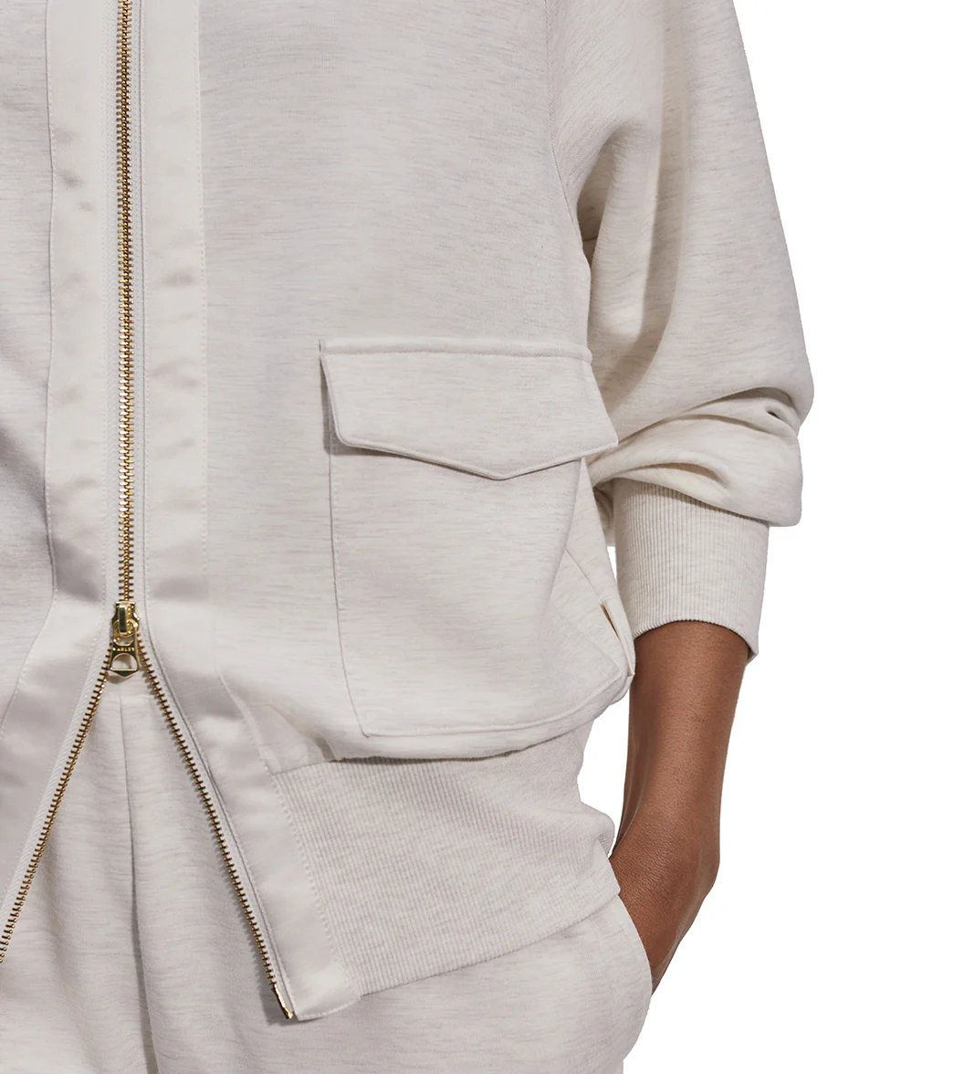 Varley Roxbury Zip Through Sweater