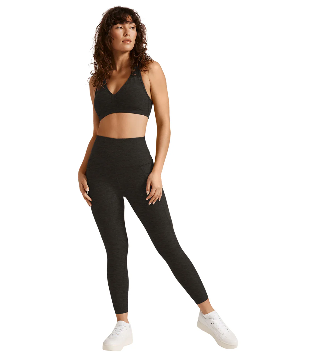 Beyond Yoga Spacedye Out Of Pocket High Waisted Capri Legging