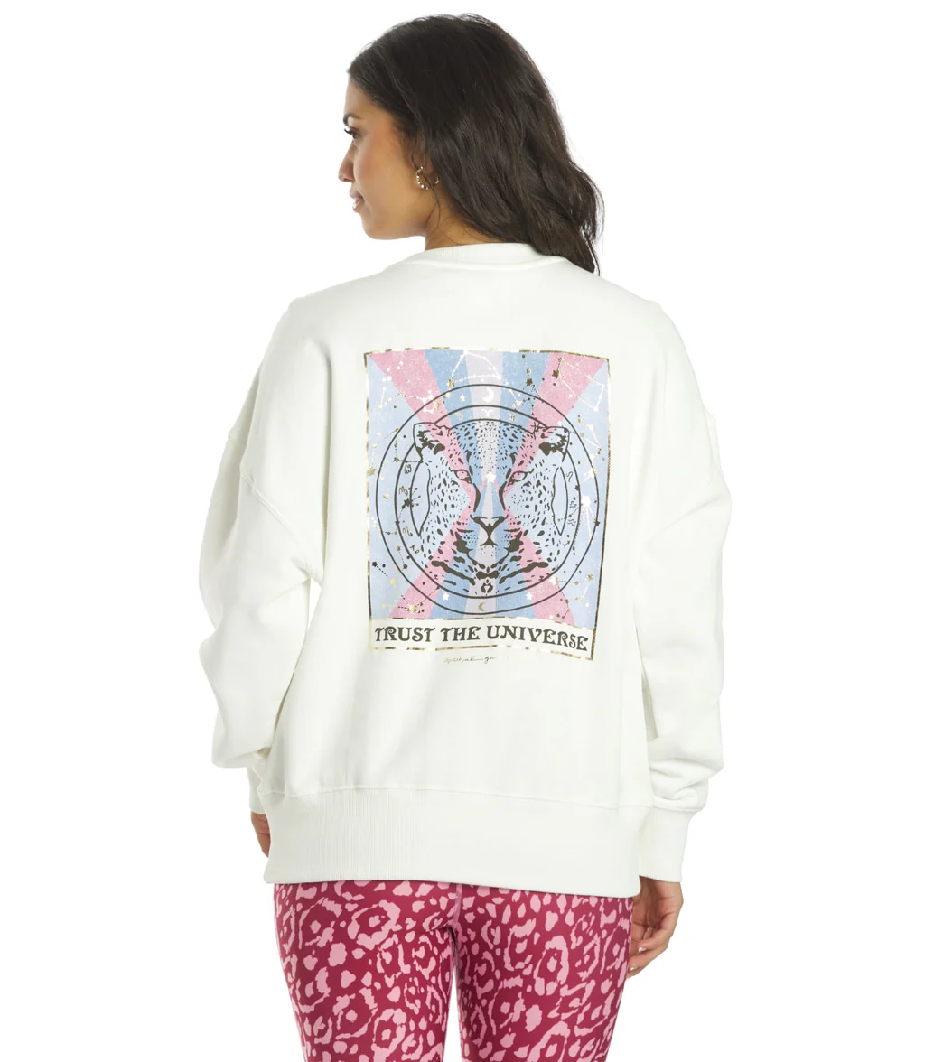 Spiritual Gangster Universe Relaxed Crewneck Pullover