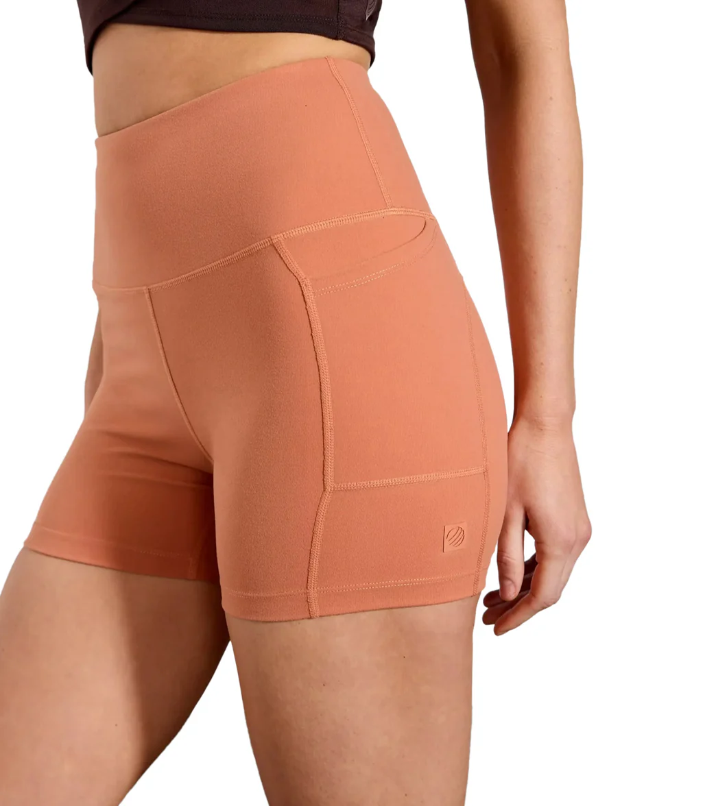 MPG Sport Velocity High-Rise Side Pocket Short 4 Peached