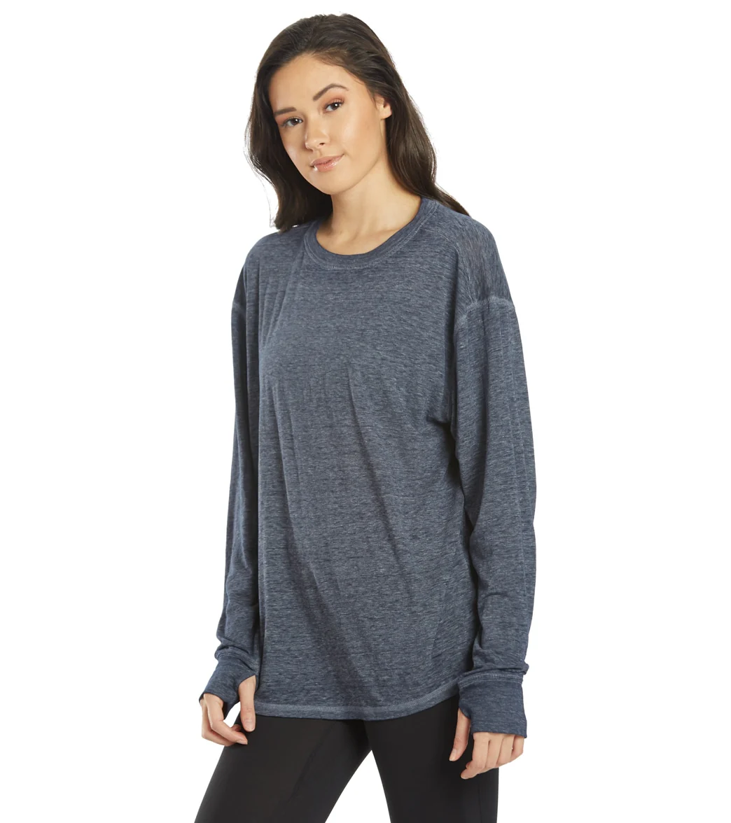 Free People Keep Rolling Long Sleeve Top