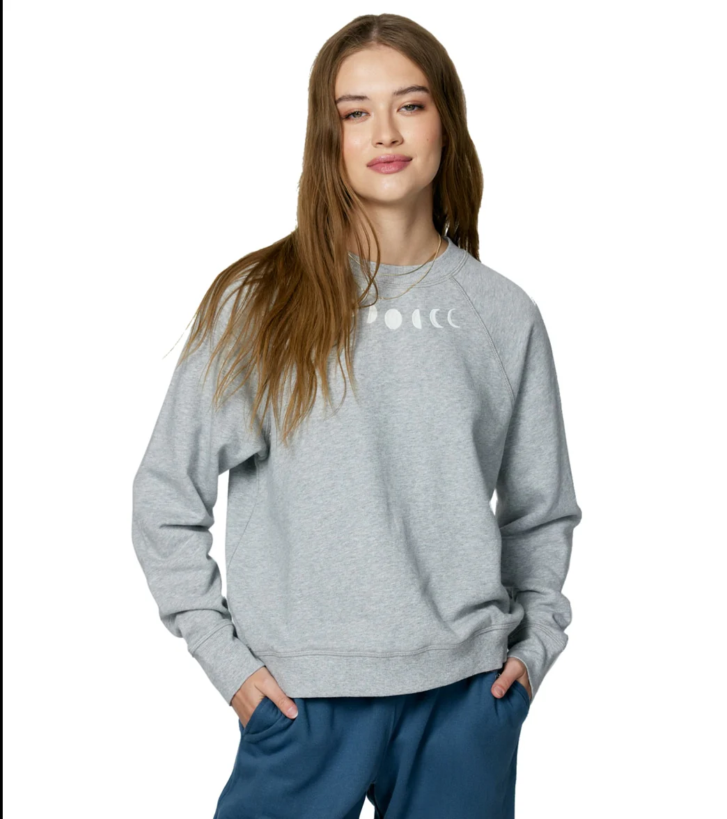 Spiritual Gangster Moon Phase Bridget Raglan Pullover