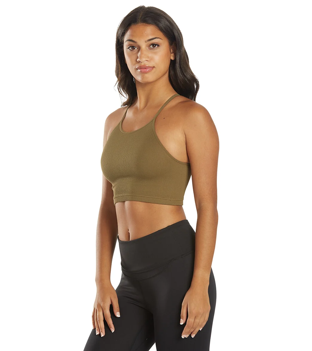 Free People Cropped Run Yoga Tank