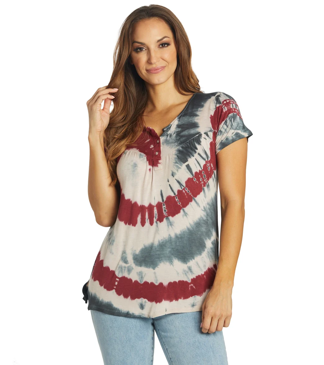 Yak & Yeti Spiral Tie Dye Loose Fit Tee