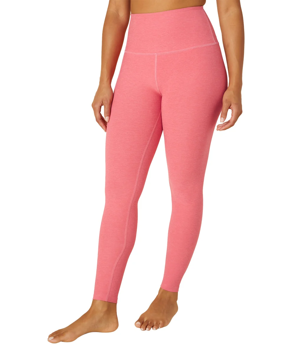 Beyond Yoga Spacedye High Waisted Caught In The Midi 7/8 Yoga Leggings Pink Crush-Rose