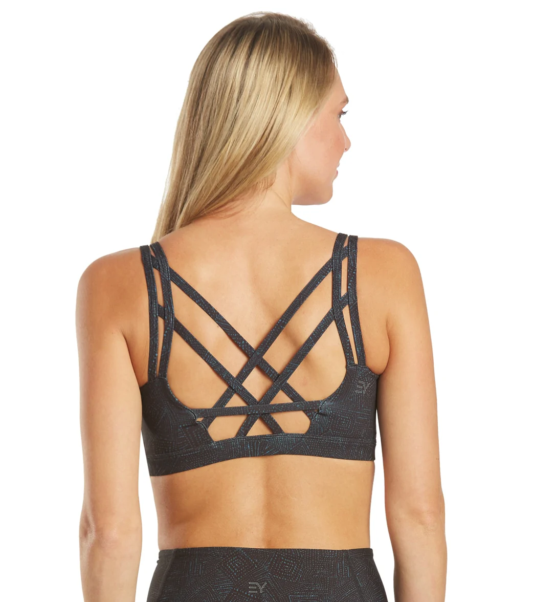 Everyday Yoga Radiant Tribe Strappy Back Sports Bra