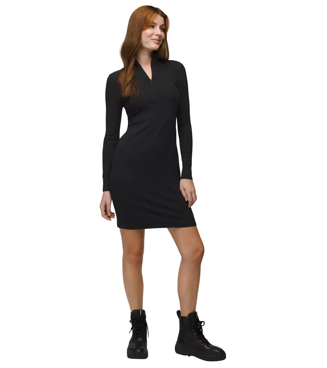 prAna Foundation Rib Long Sleeve Dress