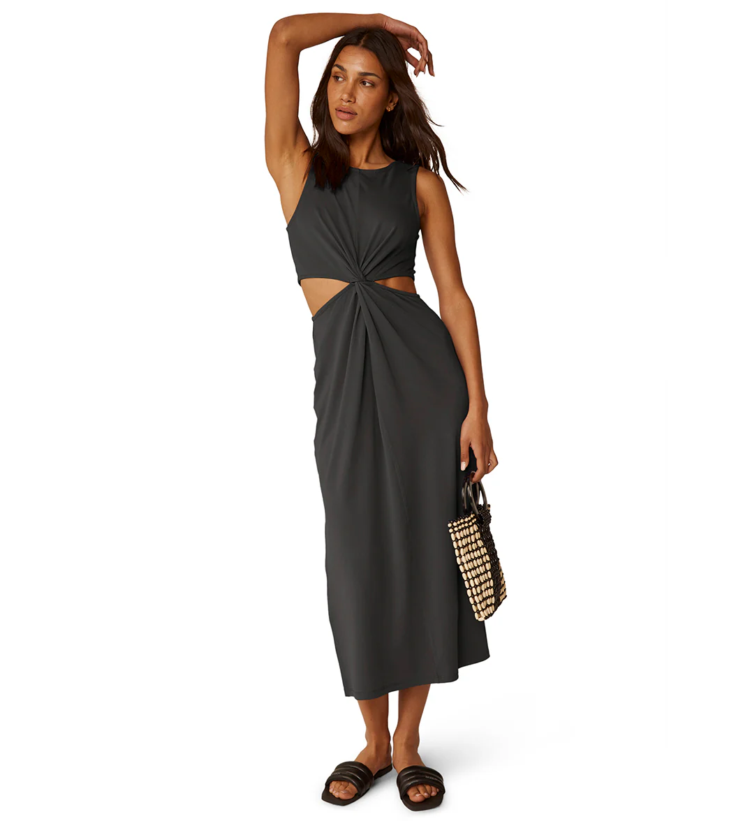 Beyond Yoga Around The World Front Twist Dress