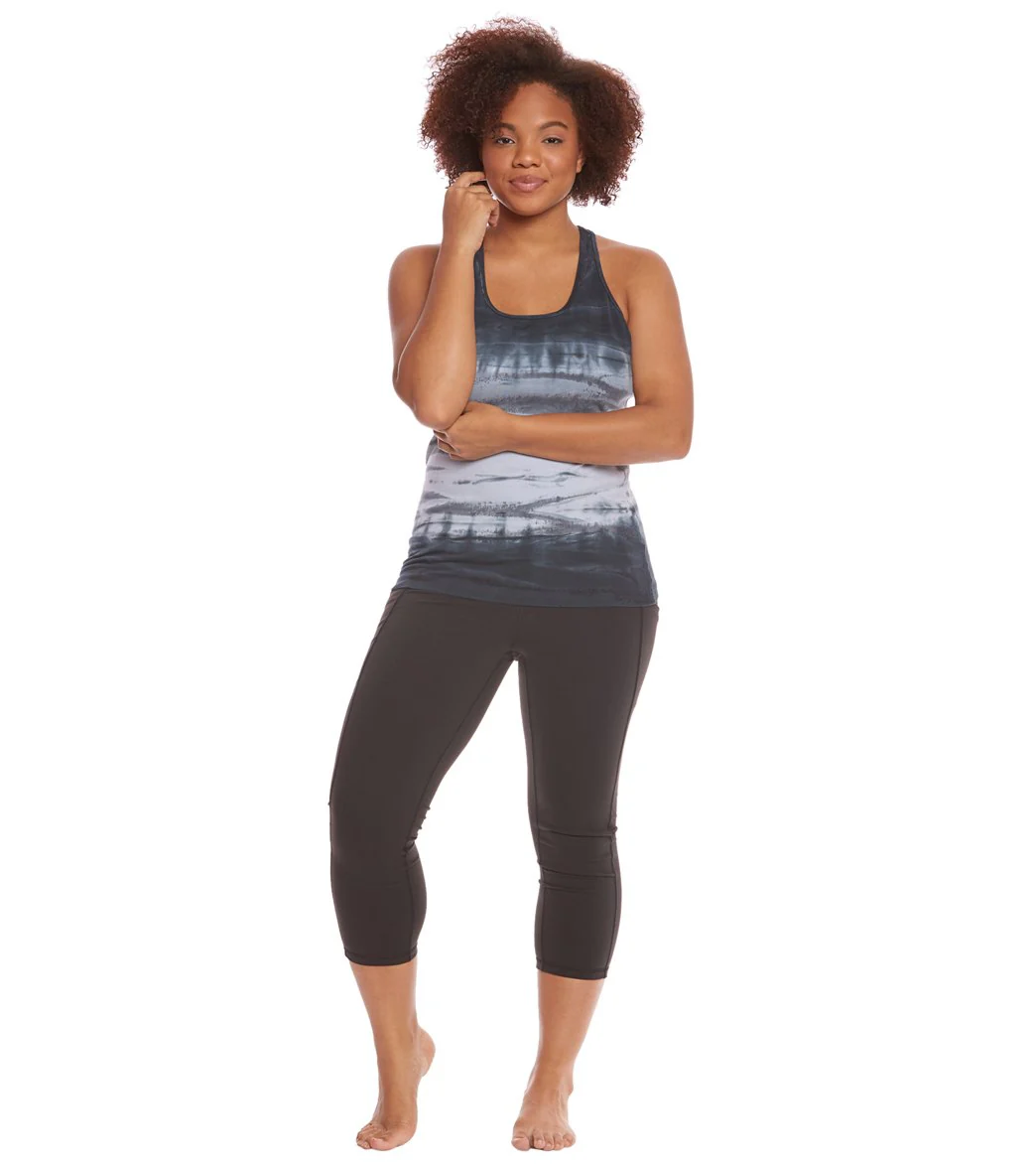 Hard Tail Plus Size U Scoop Yoga Tank Top