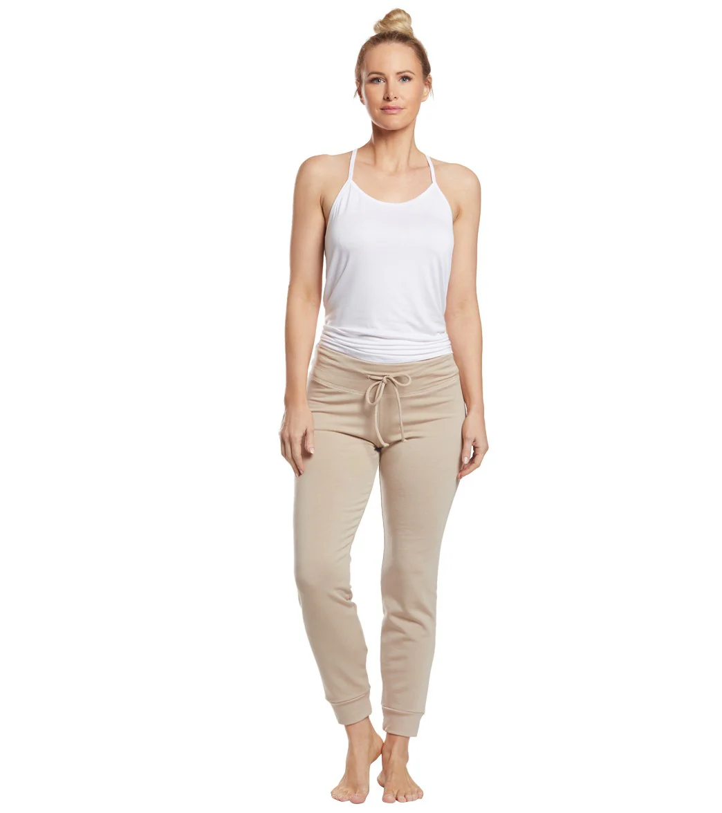 Beyond Yoga Cozy Fleece Lounge Around Midi Joggers
